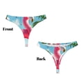 thumbnail image 3 of Balery Tropical Flamingo Pool Float Tangas de Algodón para Mujer con Estampado – Ropa Interior Sexy, Transpirable, G-string-Medium, 3 of 6