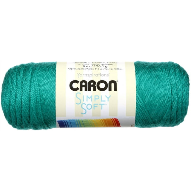 Fil Caron® Simply Soft®, Acrylique #4 Moyen, 6oz/170g, 315 Yards