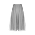 thumbnail image 5 of Cavosen Bodycon Skirt Elastic Waist Midi Skirts A Line Solid Short Skirts Trendy Casual Cocktail Party Skirt, 5 of 6