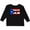 AB-Black, variant on Inktastic Puerto Rico Flag in Text Boys or Girls Long Sleeve Toddler T-Shirt