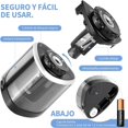 thumbnail image 3 of Sacapuntas eléctricas, sacapuntas de batería automática dejita, sacapuntas rápidas con cuchillas reemplazables en escuelas, hogares, oficinas, aulas, etc., 3 of 5