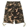 thumbnail image 3 of Men's Pants Loose Casual Work Clothes Camouflage Shorts Large Multi Pocket Five Point Summer Pants, 3 of 3