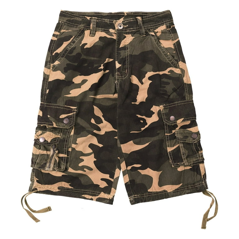 MSJUHEG Mens Shorts Men'S Shorts Loose Work Clothes Camouflage - Main Image