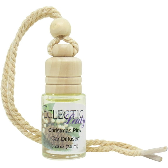 Christmas Pine Scented Car Diffuser by Eclectic Lady, 7.5 ml, Air Freshener, Premium Fragrance