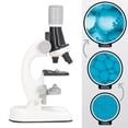 thumbnail image 4 of Kit de Microscopio para niones LED 1200X, Diapositivas de Muestras de Microscopio, Juguete Educate de Ciencia, Cumpados para Niños, 4 of 7
