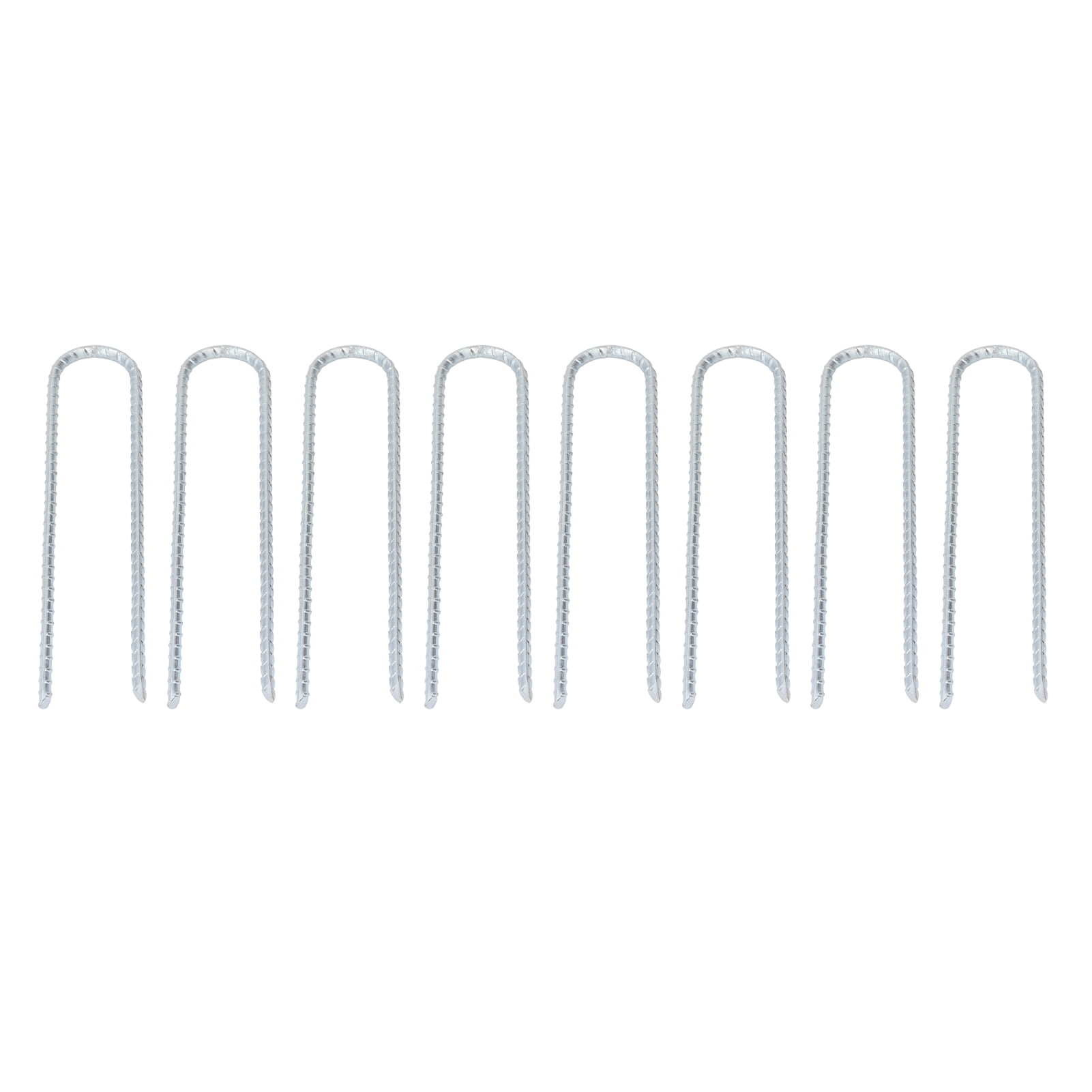 U Shaped Stake Hook, Ground Anchor 30Pcs Metal 12in Support Multipurpose Rustproof  For Tent