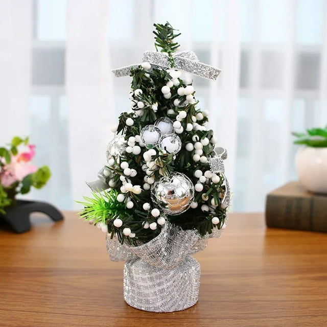 8inch Christmas Tree Ornaments Table Ornaments Small Tree