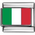 thumbnail image 1 of ORUYROP Drapeau Italien Italie Photo Lien 9mm Italien PC086, 1 of 2