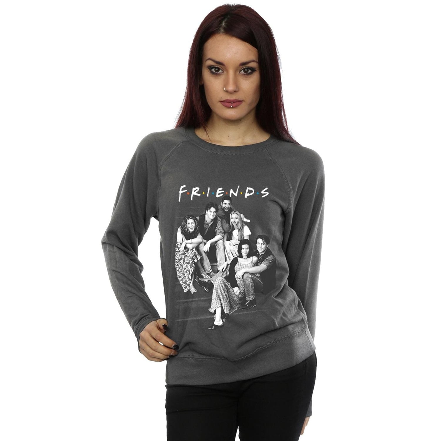 Friends Womens Group Stairs Sweatshirt Other Xl