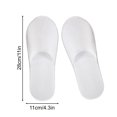 thumbnail image 3 of 20 pares de zapatillas blancas desechables de 5 mm, tamaño universal, aptas para spas, hoteles, ropa de mujer y hombre. Zapatillas de hotel., 3 of 9