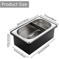 thumbnail image 2 of Espresso Knock Box, Stainless Steel Coffee Knock Box Large Capacity Coffee Pucks Container Espresso Machine Tool for Coffee Ground, 2 of 7