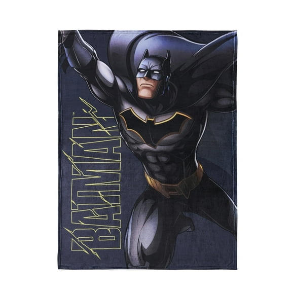 Batman Kids Silk Touch Throw Blanket Set, 46x60 inches