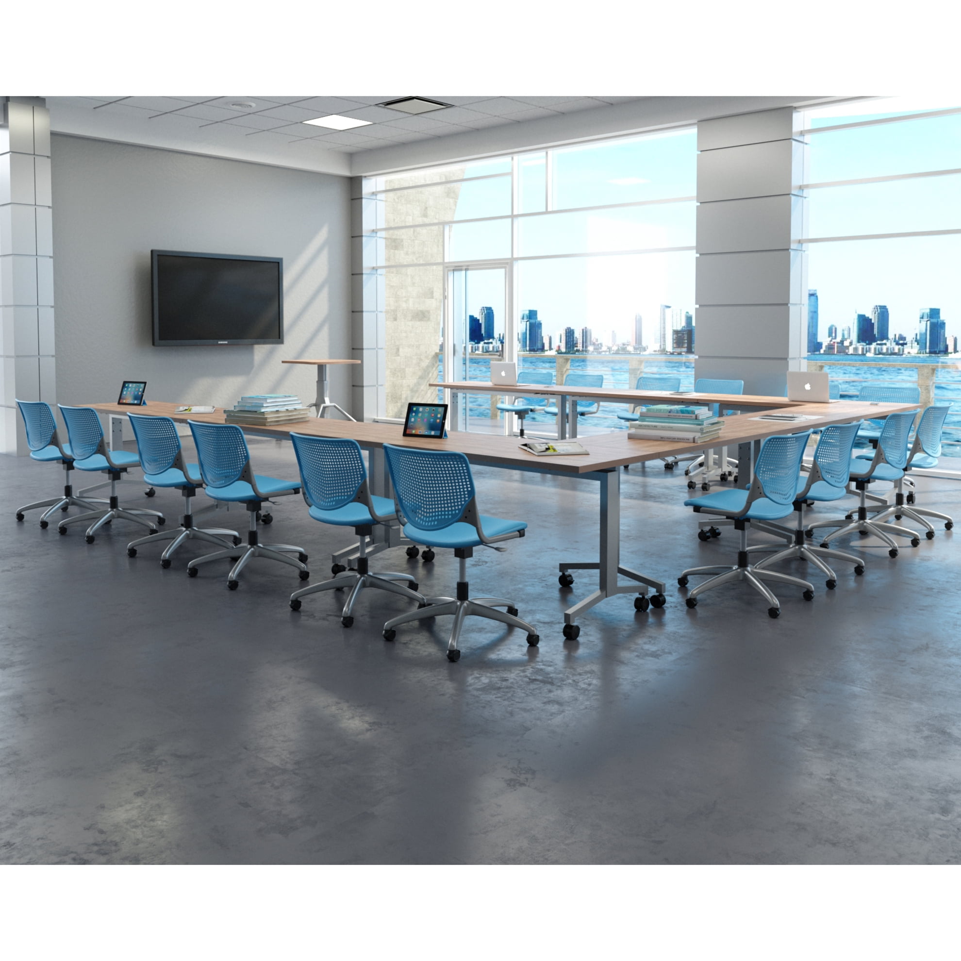 KFI Studios KOOL Home and Office Computer Chair, Burgundy