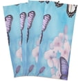 thumbnail image 2 of Coolnut Butterflies Floral Dish Towels for Kitchen Soft Tea Towel Set of 4 Absorbent Dishcloths Hand Towels for Drying Dish Cloths 28" x 18" Washcloth Gift, 2 of 7