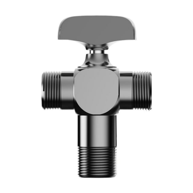 Válvula del desviador del desviador de grifo 1 en 2 Out Bibcock Conector del conector del conector multifuncional Multifuncional Conector de diversión gris