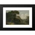 thumbnail image 2 of Joachim Franz Beich 14x11 Black Modern Framed Museum Art Print Titled - Landscape with Figural Staffage (1720-1730), 2 of 5