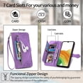 thumbnail image 6 of for Motorola Moto G Play 5G 2026 6.7 inch Case, Wallet for Women Men, Durable PU Leather Magnetic Flip Lanyard Strap Wristlet Zipper Card Holder Wallet Phone Case for Motorola Moto G 2025, 6 of 10