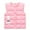 Pink, variant on Esaierr Baby Kids Ruffles down Cotton Vest for Girls 2-10 Years Crewneck Cartoon White Rabbit Waistcoat Versatile Warm Sleeveless Jacket Winter down Tops
