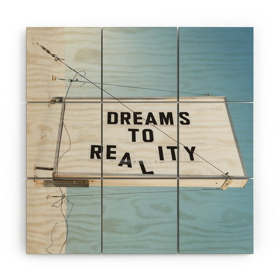 Society6 Bethany Young Photography Dreams to Reality Wood Wall Mural 3' x 3'