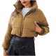 thumbnail image 1 of Cárdigan Para Mujer, de Invierno, Suelto, de Manga Larga, Con Cuello Levantado, Top de Color Sólido, Chaqueta de Pan Informal, Ropa de Algodón Odeerbi ODB184971, 1 of 9