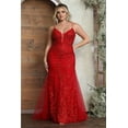 thumbnail image 3 of May Queen MQ2030 Juniors Womens Spaghetti Strap V-Neck Pageant Long Dress, 3 of 6