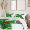 thumbnail image 6 of Ambesonne Christmas Alphabet Duvet Cover Set, Letter of K Art, 2-Calking, White Green, 6 of 7