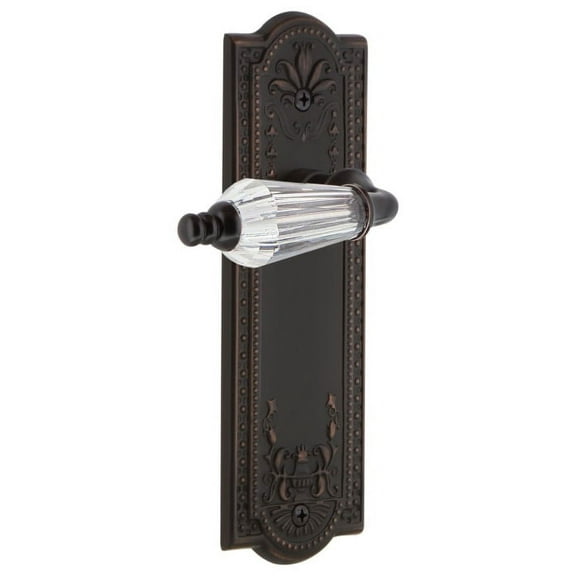Nostalgic Warehouse Meaprl_Sd_Nk Vintage Parlor Crystal Lever Single Dummy Lever - Bronze
