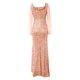 thumbnail image 5 of Puntoco Vestidos Mujer Verano Vestido De Noche Brillante De Manga Larga con Cuello En U Sexy con Costuras De Gasa Y Falda Larga Plisada con Abertura Alta, 5 of 9