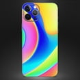 thumbnail image 4 of DesignSkinz Abstract Neon Wave V9 Full-Body Skin Decal Wrap Cover for iPhone 12 Mini, 4 of 9