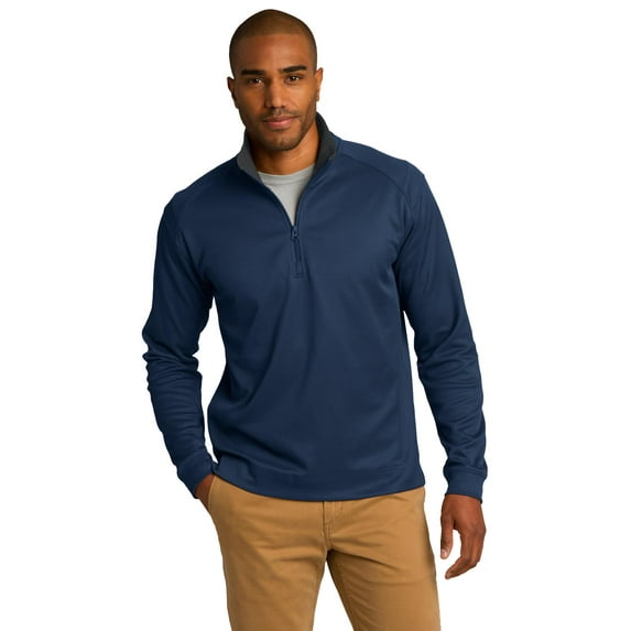 Port Authority Vertical Texture 1/4-Zip Pullover