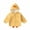 A02 Yellow, variant on Girls Fleece Lined Winter Coats Long Sleeve Zip Up Hooded Outerwear Cute Bunny Print Jacket with Ears Pink,1-2 Years