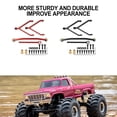 thumbnail image 3 of Wweixi RCGOFOLLOW 4 Pcs Alliage d'Aluminium Plus Résistant Biellette de Direction pour 1/24 Biellette de Direction FMS FCX24 Pièce de Voiture RC Rouge, 3 of 6