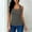 #2Gray, variant on Byworldtasic Womens Criss Cross Strappy Front Basic Round Hollow Out Neck Seamless Camisole Tank Top