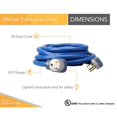 thumbnail image 2 of Southwire Rallonge Électrique Résistante aux Intempéries 25 Pieds STW, Bleu, 2 of 2