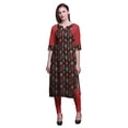 thumbnail image 1 of Bimba Robe Tunique Droite en Coton Imprimé pour Femmes Vêtements Indiens Imprimés-TG, 1 of 6