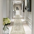 thumbnail image 6 of MJIAexp 2'x10' Boho Floral Kitchen Runner Rug Machine Washable Runner Rug Non-Slip Rubberback Hallway Runner Laundry Rug Throw Carpet for Living Room Bedroom Entryway Hallway Kitchen Beige, 6 of 11
