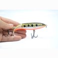 thumbnail image 1 of Topwater Popper Tracteur à Hélice Bionique Appât Dur Leurre de Pêche Rotation Queue Leurre de Pêche Appât 2 Segments Leurre Achigan de Pêche Appât Artificiel Crankbait Réaliste Hameçons Truite Achigan Brochet Leurre de Pêche 3,7 Po, 1 of 7