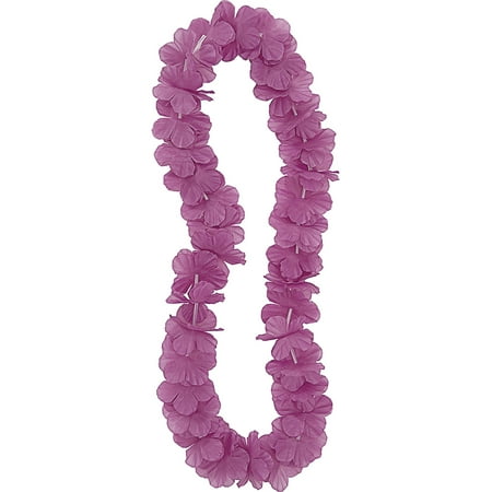 42" Fabric Purple Flower Lei