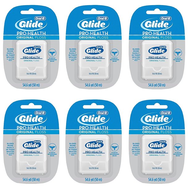 OralB Glide ProHealth Dental Floss, Original Floss, 50 Meter (Pack of