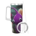 thumbnail image 2 of Yiaed Pikmin Imprimé 40oz Contenant Isotherme à Double Paroi en Acier Inoxydable Tasse de Voyage Isolée sous Vide avec Poignée Aventure Réutilisable, 2 of 8