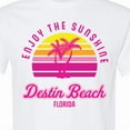 thumbnail image 4 of Inktastic Summer Enjoy the Sunshine Destin Beach Florida in Pink T-Shirt, 4 of 5
