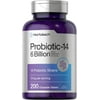 Probiotics 6 Billion CFUs | 200 Chewable Tablets | for Women & Men | Vegetarian, Non-GMO & Gluten Free | by Horbaach