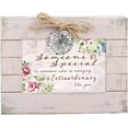 thumbnail image 2 of Cottage Garden - Someone Special Like You Blush Pink Wood Locket Music Box Plays Wonderful World, 2 of 5