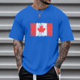 thumbnail image 1 of T-shirt pour Hommes - Printemps Été Décontracté Imprimé Partiel Manches Courtes Col Rond avec Design Unique et Ajustement Confortable, 1 of 3