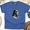 Royal, variant on Peace – Be of Good Cheer T-Shirt – John 16:33 Jesus and Dove, Ash, Size S
