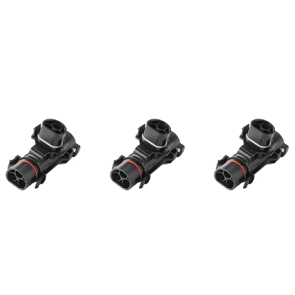 3X Solar PV Connector Plug Waterproof IP68 4000V 40A for Solar PV System Panel Parallel Protection Kit LY01-T