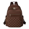 thumbnail image 2 of Fgnfyis Womens Travel Backpack Fashion Cloth Outdoor Leisure Casual Lightweight Daypack Backpack for Women Brown, 2 of 9