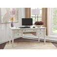 thumbnail image 6 of American Woodcrafters Sedona Antique White 60-inch Wood Storage Desk, 6 of 7
