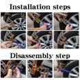 thumbnail image 4 of Easy Install Winter Snow Tire Chains, Anti-Slip Car Tire Wraps, Snow and Ice Road Traction for Safe Winter Driving, Universal Fit for All Vehicles, 4 of 8