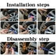 thumbnail image 4 of Cadena Fácil de Instalar para Vehículos de Nieve de Invierno, Cadena para Envolver Neumáticos de Coche, Accesorios para Coche, 4 of 7